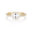 Regency Six Prong Oval Diamond Engagement Ring