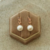 Hera Montana Sapphire and 9.5mm Pearl Earrings