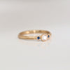 Marigold Pods Three stone Diamond and Blue sapphire band Size 5-7